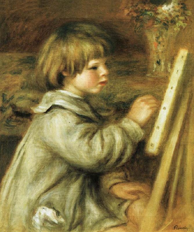 Coco Painting, Pierre Renoir